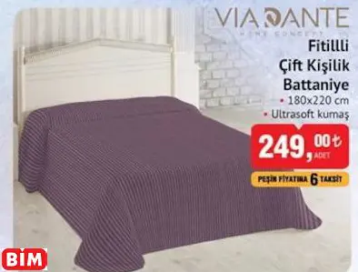 VİADANTE FİTİLLLİ  ÇİFT KİŞİLİK  BATTANİYE